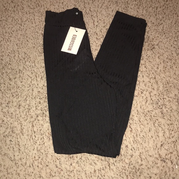 ‼️Missguided 2 for 25‼️ Rib High Waisted Leggings - Picture 4 of 4